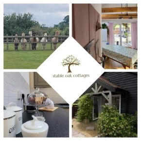 Oak Cottage with private log fired hot tub